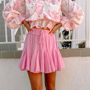 Pink Ruffle Skort Boutique NWT Size Small